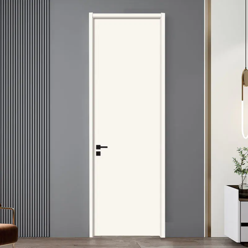 How do melamine laminated wooden doors perform in terms of sound insulation and privacy?